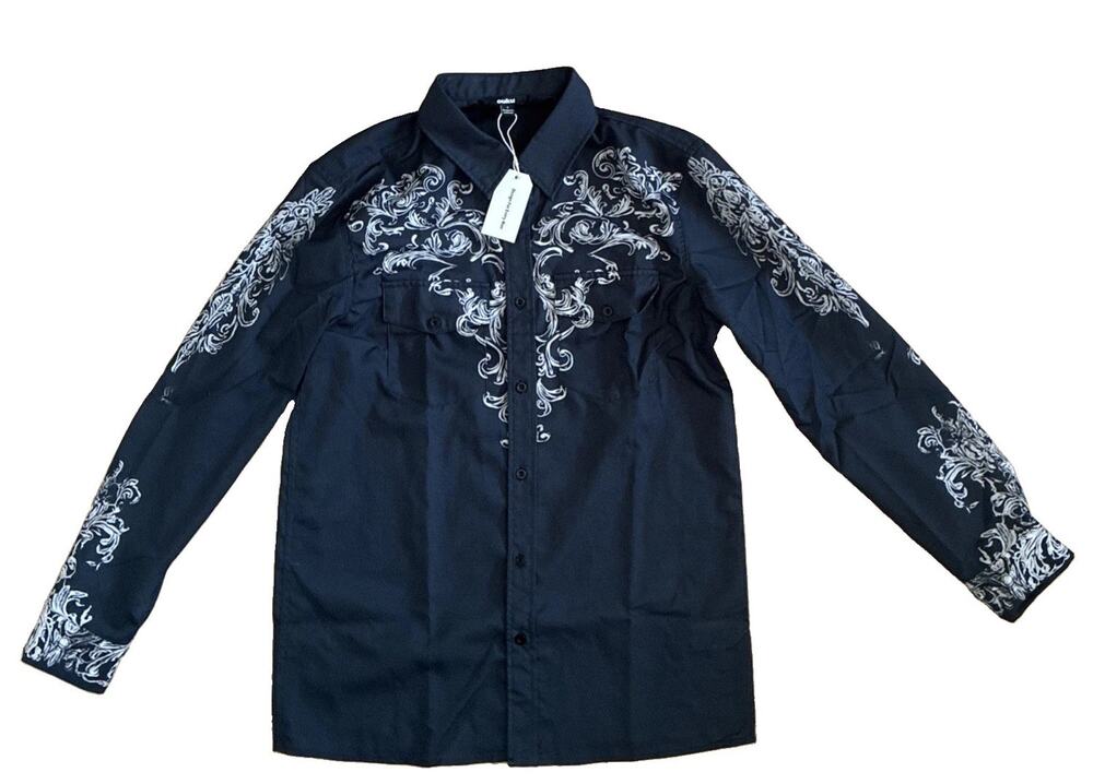 Ouku Men's Size S Long Sleeve Button Up Shirt Brand New